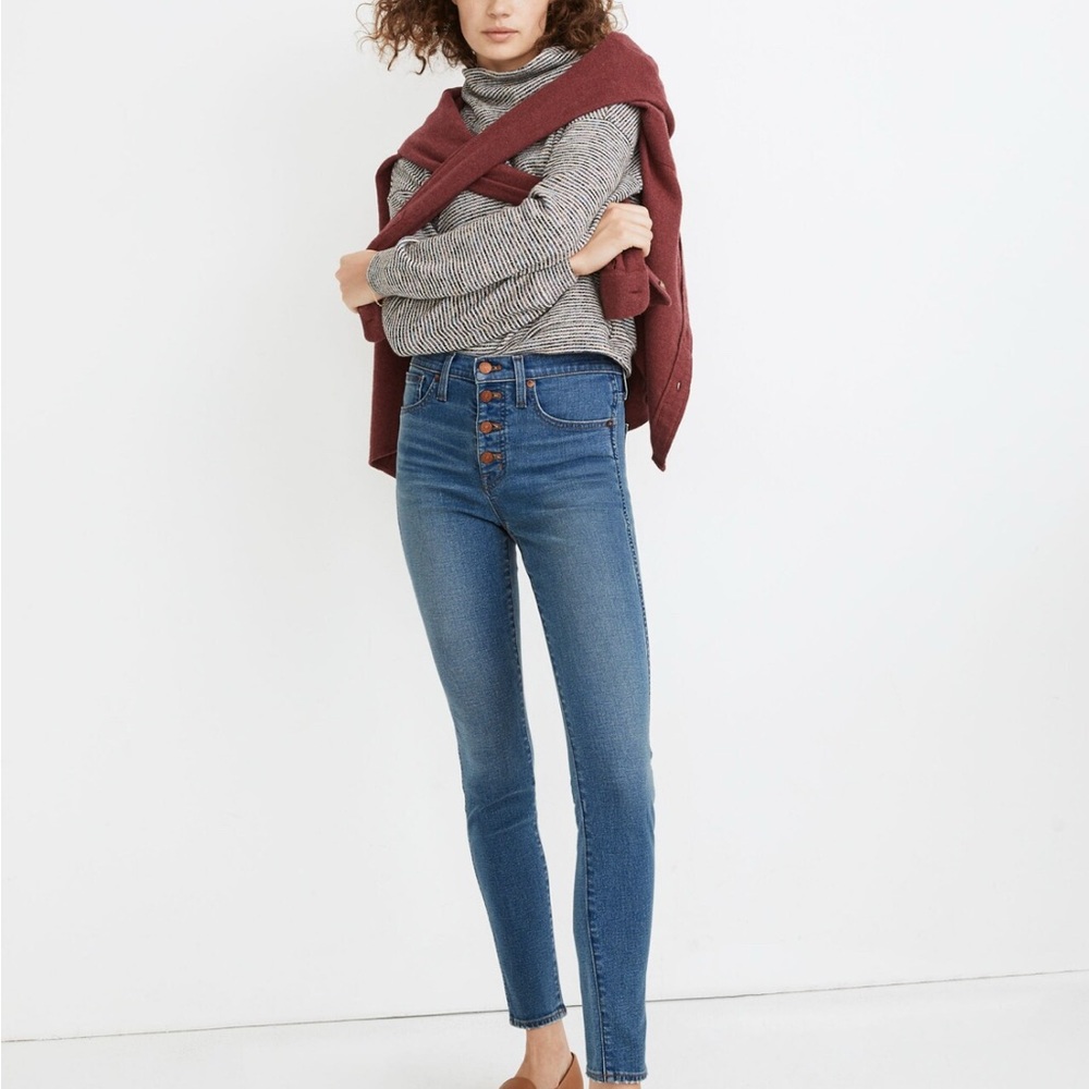 Madewell Blue High Rise Jeans Classic Style